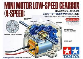 Box front for Tamiya mini motor low-speed gearbox (4-speed) kit