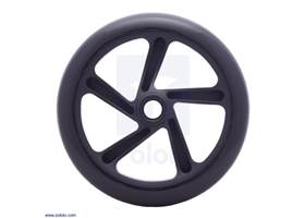 One side of the Scooter/Skate Wheel 200x30mm &#8211; Black.