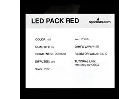 LED - Basic Red 5mm (25 pack) (5)