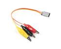 Thumbnail image for Servo to Alligator Clip Cable - Shrouded