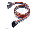 Thumbnail image for Ribbon Cable Premium Jumper Wires 10-Color F-F 24" (60 cm)