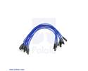 Thumbnail image for Premium Jumper Wire 10-Pack M-F 6" Blue