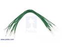 Thumbnail image for Wires with Pre-crimped Terminals 10-Pack M-M 6" Green