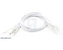 Thumbnail image for Wires with Pre-crimped Terminals 10-Pack M-M 12" White