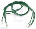 Thumbnail image for Wires with Pre-crimped Terminals 5-Pack F-F 24" Green