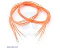 Thumbnail image for Wires with Pre-crimped Terminals 5-Pack M-M 24" Orange