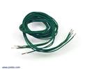 Thumbnail image for Wires with Pre-crimped Terminals 5-Pack F-F 36" Green