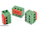 Thumbnail image for Screwless Terminal Block: 3-Pin, 0.2″ Pitch, Side Entry (3-Pack)