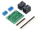 Thumbnail image for Pololu Basic 2-Channel SPDT Relay Carrier with 5VDC Relays (Partial Kit)