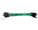 Thumbnail image for Premium Jumper Wire 10-Pack M-F 3" Green