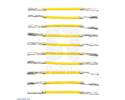 Thumbnail image for Wires with Pre-crimped Terminals 10-Pack F-F 1" Yellow