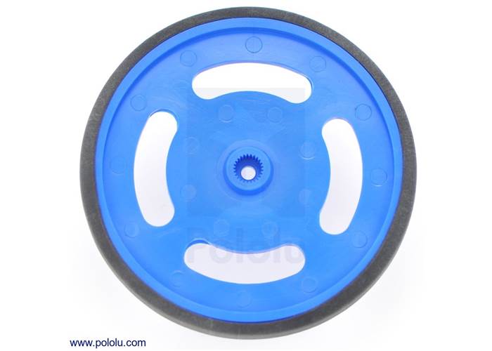25/8" plastic Blue wheel Futaba servo hub