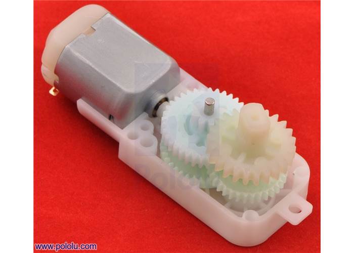 1201 Plastic Gearmotor, 90° Output Robot Gear Australia