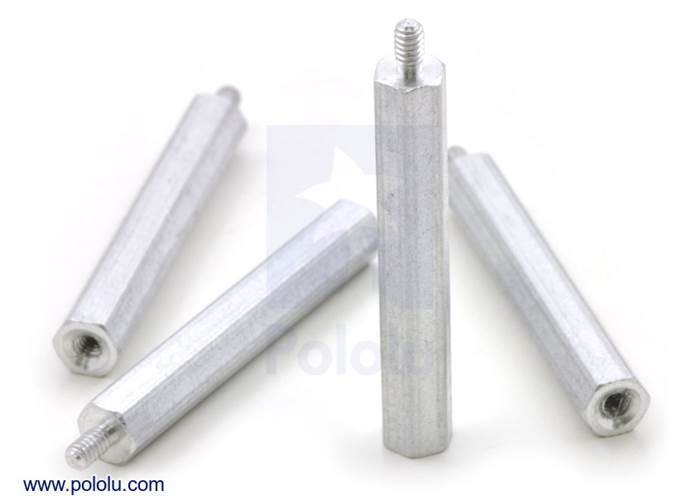 Aluminum Standoff 11/4" Length, 256 Thread, MF (4Pack)