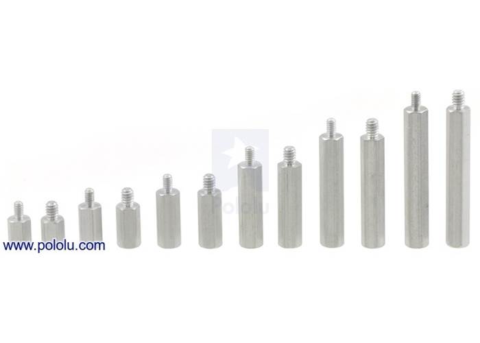 Aluminum Standoff 1" Length, 440 Thread, MF (4Pack)