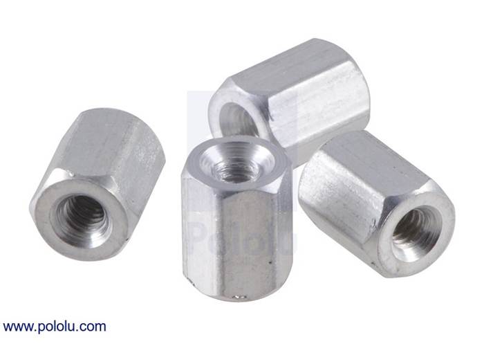 Aluminum Standoff 1/4" Length, 256 Thread, FF (4Pack)