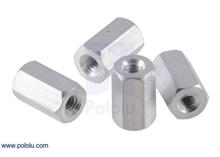 Aluminum Standoff 5/16" Length, 256 Thread, FF (4Pack)