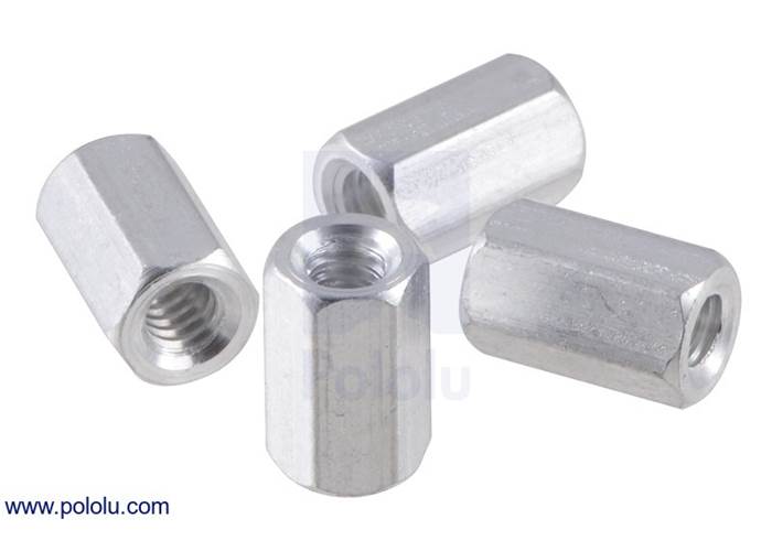 Aluminum Standoff 5/16" Length, 440 Thread, FF (4Pack)