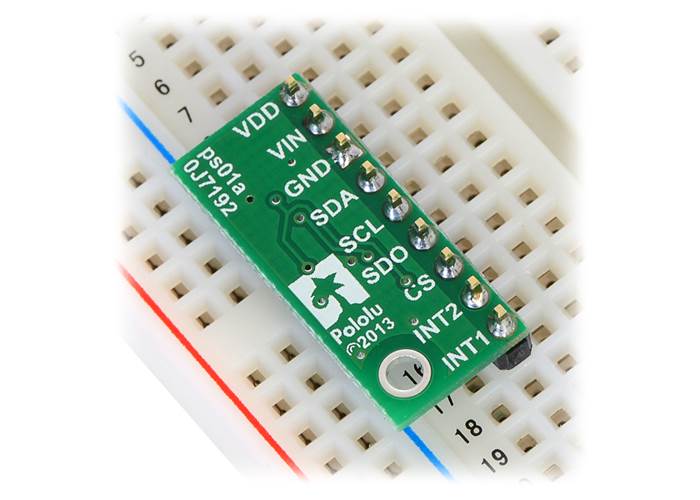 LPS331AP Pressure Altitude Sensor Carrier With Voltage Regulator