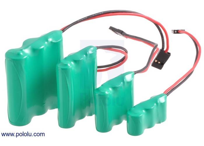 Rechargeable NiMH Battery Pack 8.4 V, 2200 mAh, 4+3 AA Cells, JR Connector