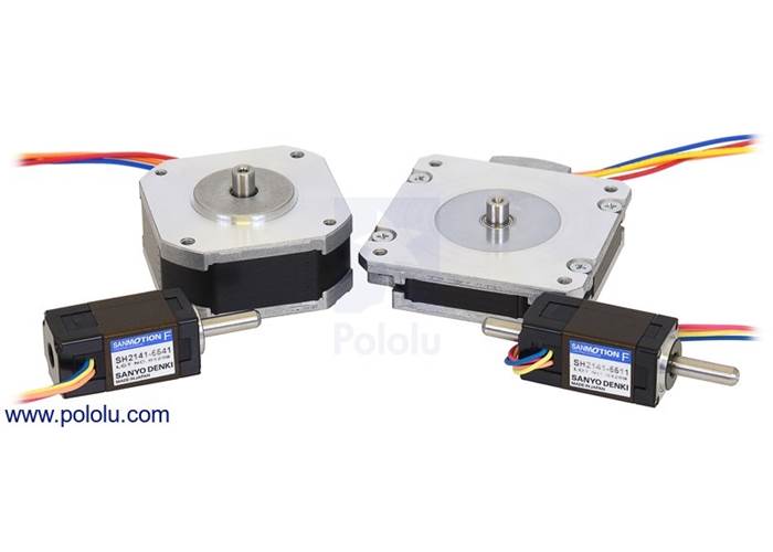 Sanyo Pancake Stepper Motor Bipolar, 200 Steps/Rev, 50×11mm, 4.5V, 1 A/Phase