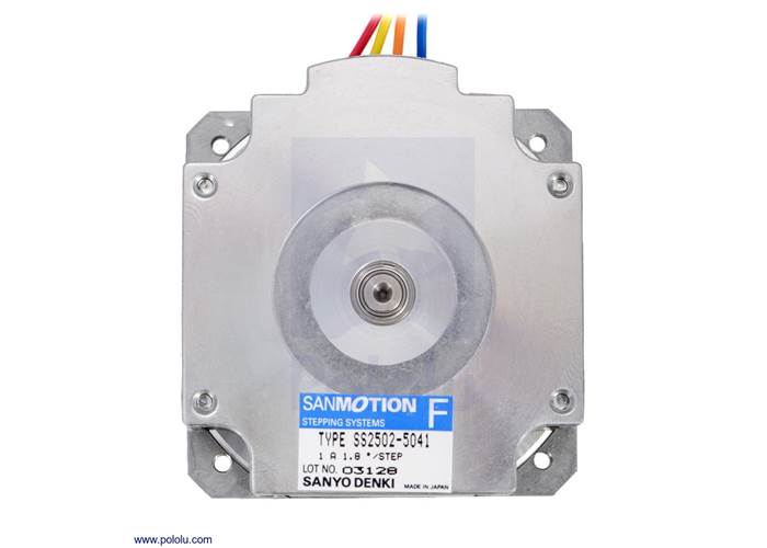 Sanyo Pancake Stepper Motor Bipolar, 200 Steps/Rev, 50×16mm, 5.9V, 1 A/Phase