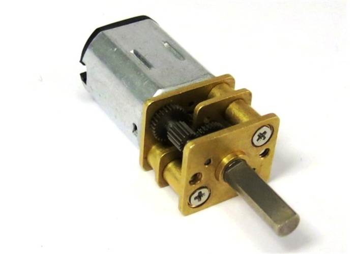 CQRobot Micro Metal Gearmotor 298:1 – 6V, 45 U/min, 2,0 Kg.cm Drehmoment | 2 Stück Mit Halterung, 10x12x26 Mm, Für Modellbau & Roboter