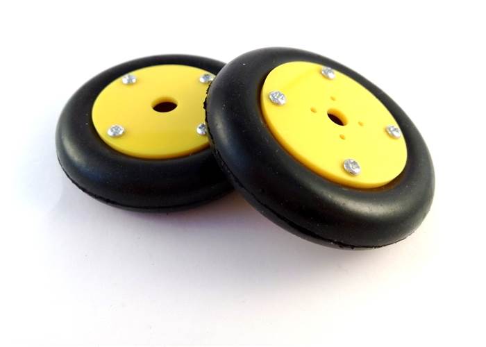 Heavy Duty Servo Wheel Pair Robot Gear Australia