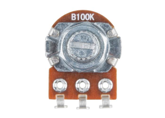 Rotary Potentiometer 100k Ohm, Linear (Panel Mount)