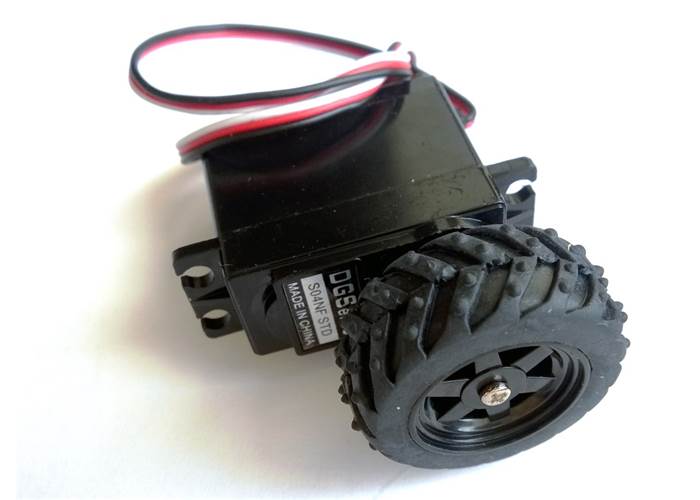 Dagu Continuous Rotation Servo with Wheel S04NF
