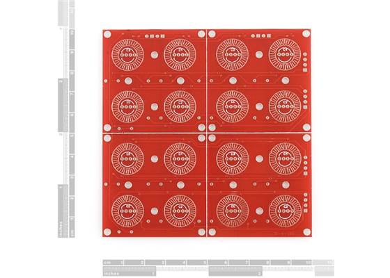 Button Pad 4x4 - Breakout PCB (2)