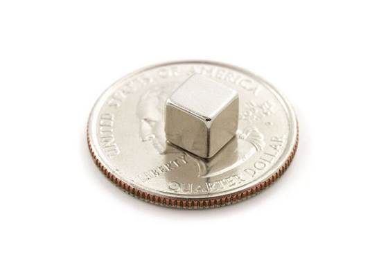 Magnet Square - 0.25" (2)