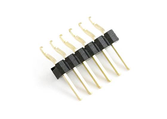 Right Angle Header - Male (SMD, 0.1in., 6-Pin)