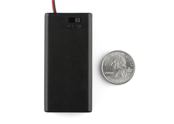 Battery Holder 2xAA with Cover and Switch - JST Connector (3)