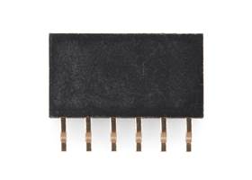 Header - 6-pin Female (SMD, 0.1", Right Angle) (2)
