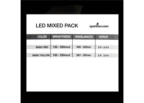 LED - Assorted 10 Red / 10 Yellow (20 pack) (3)