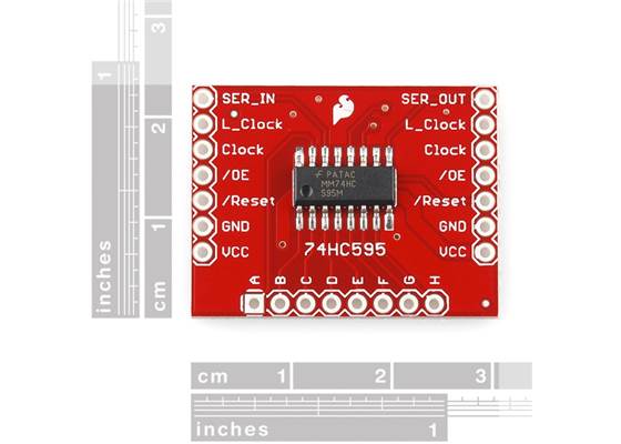 SparkFun Shift Register Breakout - 74HC595 (2)
