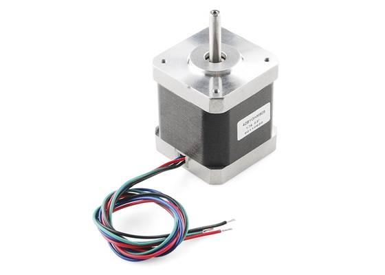 Stepper Motor - 68 oz.in (400 steps/rev, 300mm Wire)