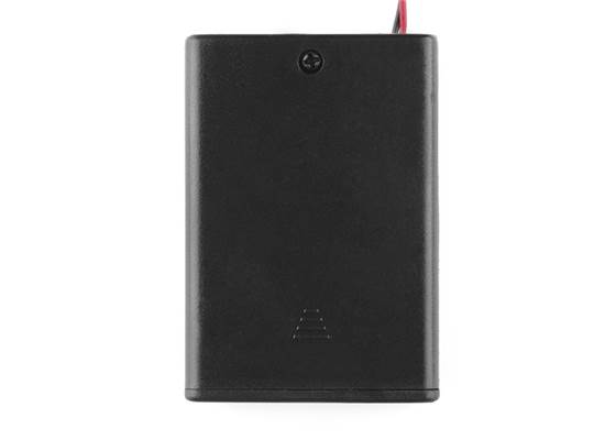 Battery Holder 3xAA with Cover and Switch - Bare Wire (2)