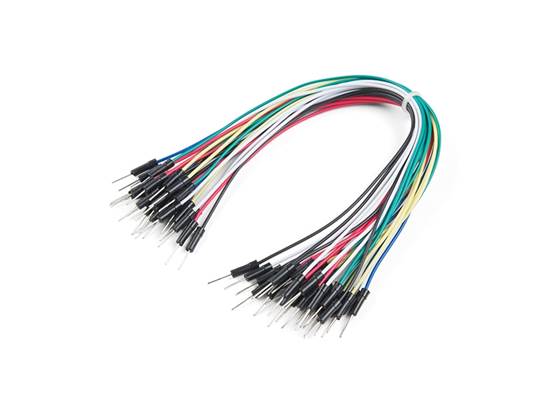 Jumper Wires Standard 7" M/M - 30 AWG (30 Pack)