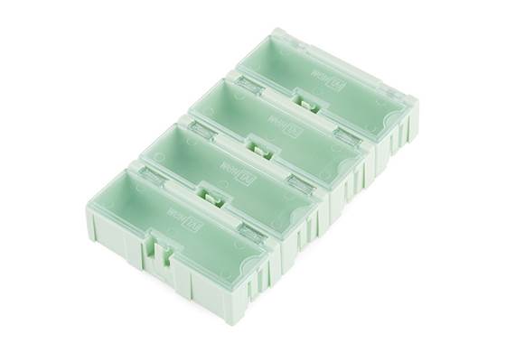 Modular Plastic Storage Box - Medium (4 pack)