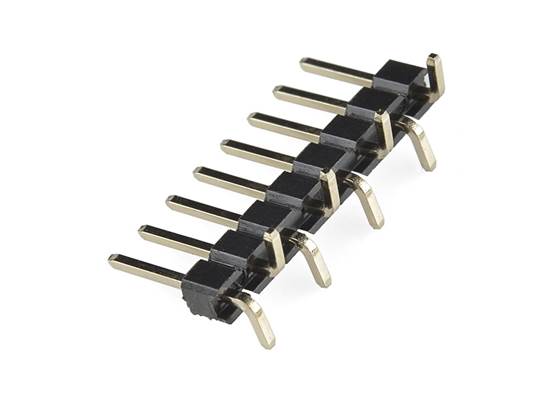 Straight Header - Male (SMD, 0.1in., 8-Pin)