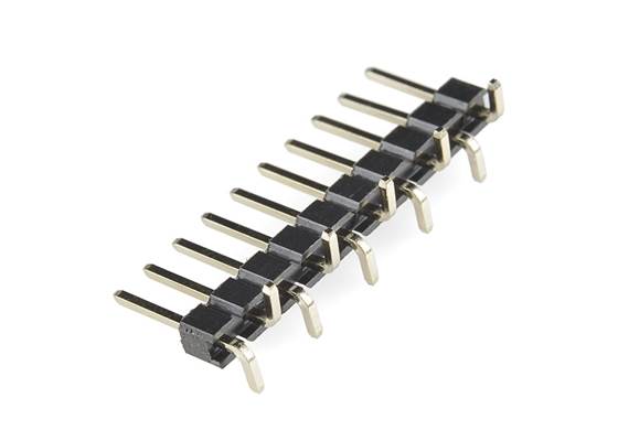Straight Header - Male (SMD, 0.1in., 10-Pin)