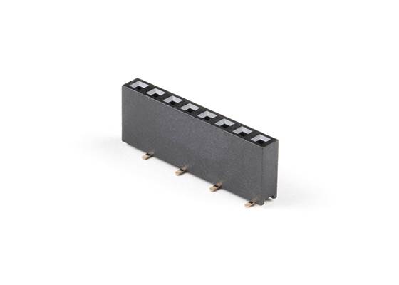 Straight Header - Female (SMD, 0.1in., 8-Pin)