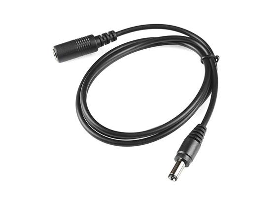 Barrel Jack Extension Cable - M-F (3 ft)