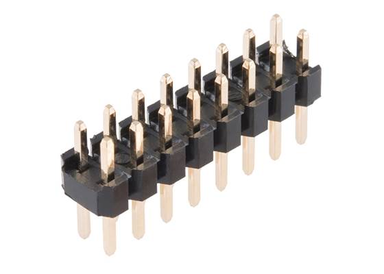 Straight Header - Male (PTH, 0.1in., 2x8-Pin)