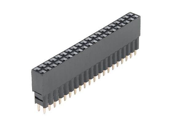 Insulated GPIO Header - Female (PTH, 0.1in., 2x20-Pin) (3)