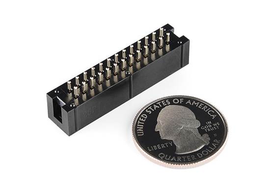 Shrouded GPIO Header (PTH, 0.1in., 2x13-Pin) (4)