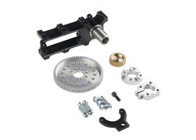 Channel Mount Gearbox Kit - Continuous Rotation (5:1 Ratio)