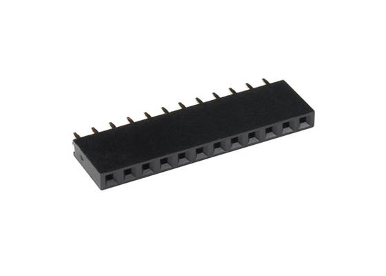 Straight Header - Female (PTH, 0.1in., 12-Pin)
